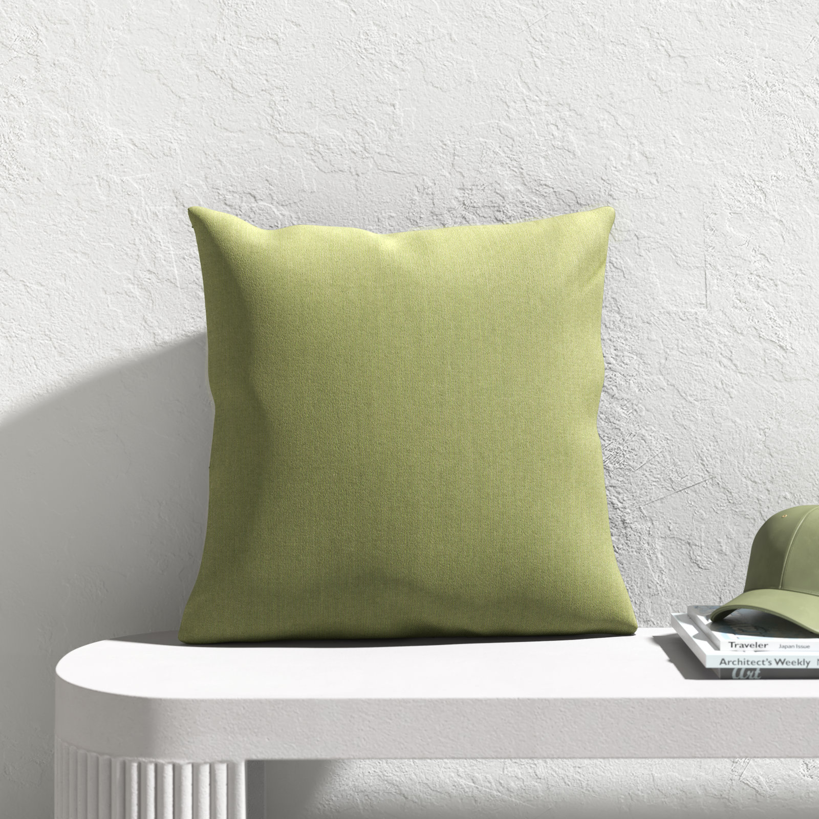 Jessica Sunbrella® Indoor/Outdoor Throw Pillow, Seascape Moss