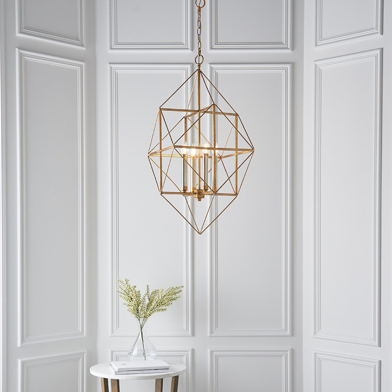 Curran 4 - Light Geometric Chandelier