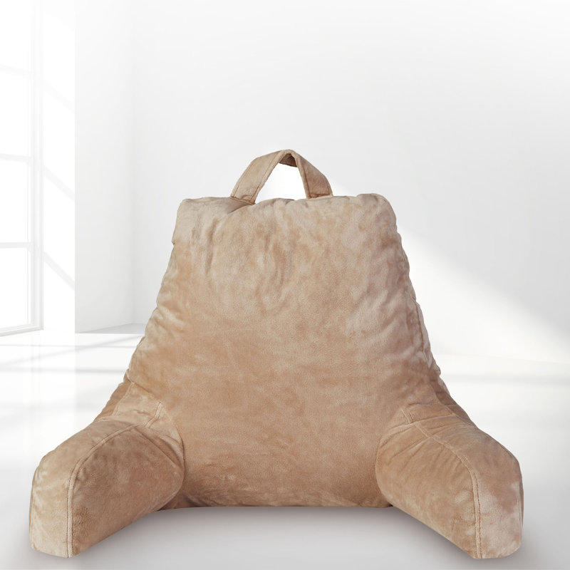 Throw Pillow, Taupe, 20" H x 15" W