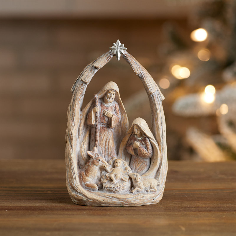 Crèche de Noël H 8 po