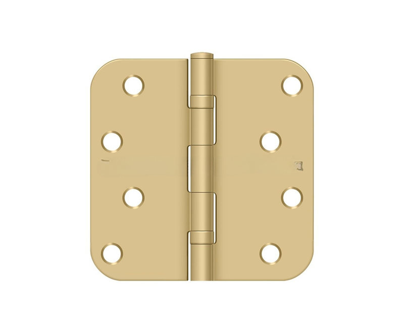 64'' x 64'' Steel Surface Mount Hinge, Brushed Brass