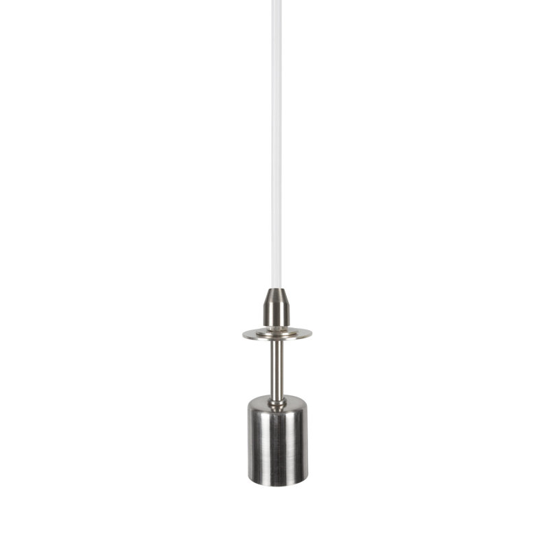 Luminaire suspendu conique à 1 lumière Melvin, H 11 po x l 14 po x P 7 po, gris