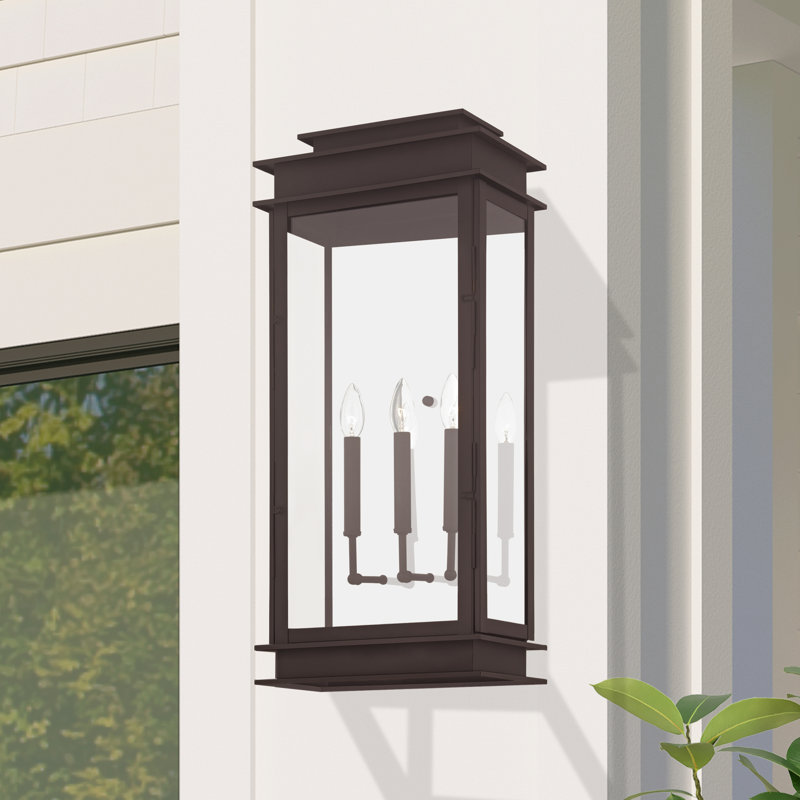Cortana Wall Light, Bronze, 28.5" H x 12.5 W x 8.25" D