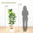 5.2ft Artificial Fiddle Leaf Fig Tree with Decorative Pot