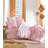 Luxury Pink Ranforce Single XXL Quilt Cover Set, 61 x 87 | 100% Cotton, 145 Thread Count, Machine Washable | Includes 1 Pillowcase 31.5 x 31.5 with Button Closure | Soft, Durable, and Stylish Bedding for Cozy Sleep-220040924