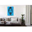 Laugh Now On Blue by Banksy - Wrapped Canvas Print-641894796