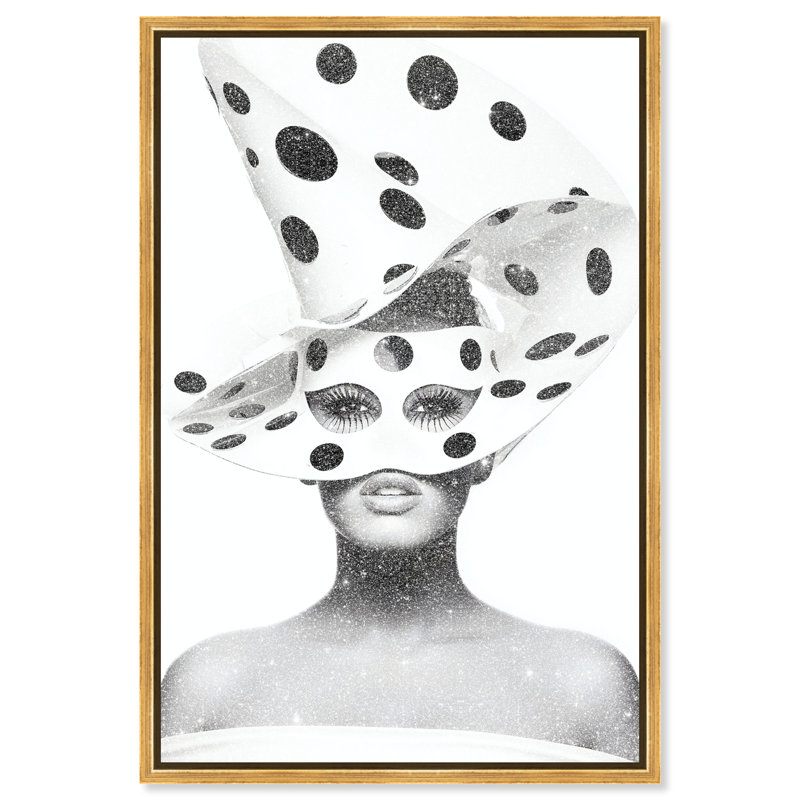 Spotted Sovereign Print by Oliver Gal, 55"H x 37"W, Gold Floater Frame