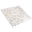 Serene White Pearl Herringbone Tile