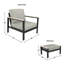 Ensemble de conversation 4 pièces avec coussins Sunbrella® Mroz-1029648800