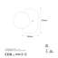 Applique murale encastrée 1 lumière-504750956-504750957