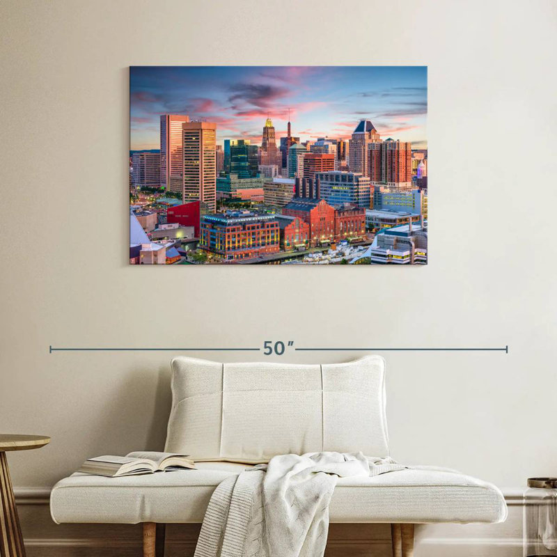 Sireci Baltimore Sunset, 26" H x 39" W
