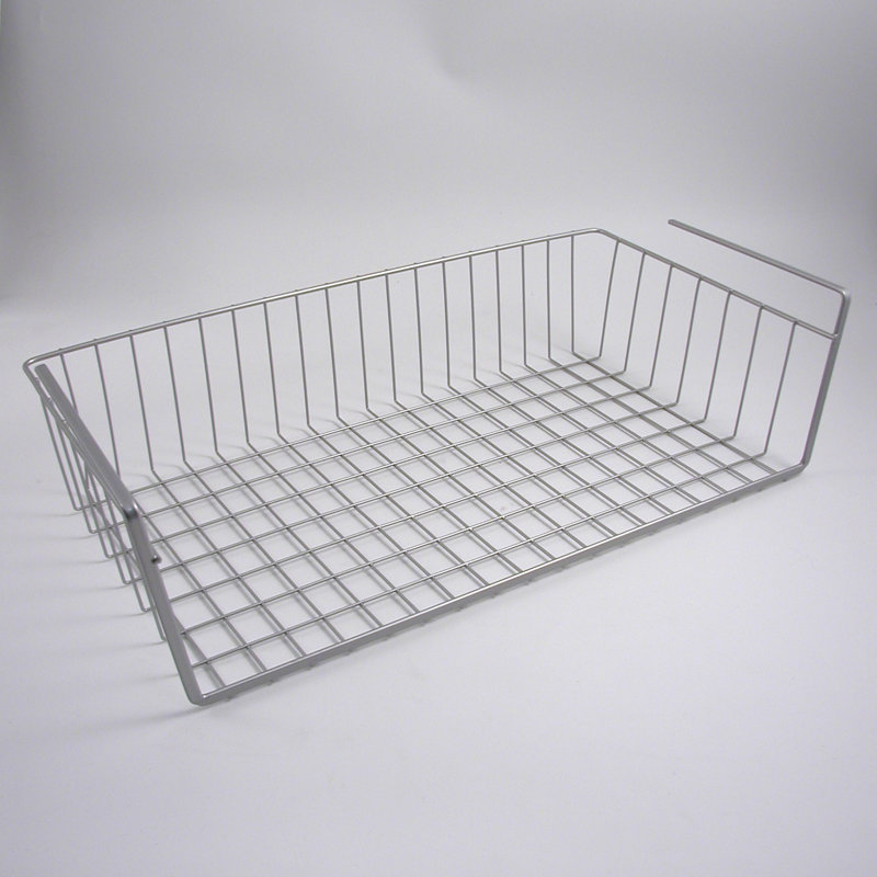 Kanguro Under Shelf Basket, Silver and black