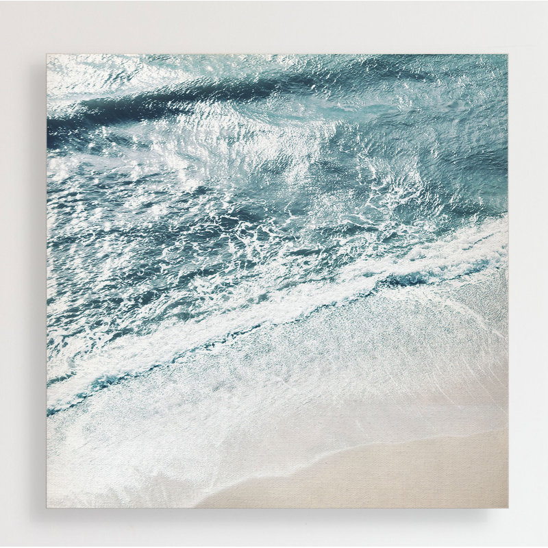 " Ocean Detail ", 40" H x 40" W x 1.5" D, Wrapped Canvas