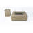 Roraima/Capertree/Uluru 40" Outdoor Sandstone Fire Pit 60,000 BTU - Includes Fire Glass, Lid & PVC Cover-88670657-88670659