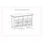 Buffet à 4 portes Artisan Wood