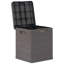 Dakota Fields Alaga 44cm W 90L Plastic Lockable Deck Box in Brown