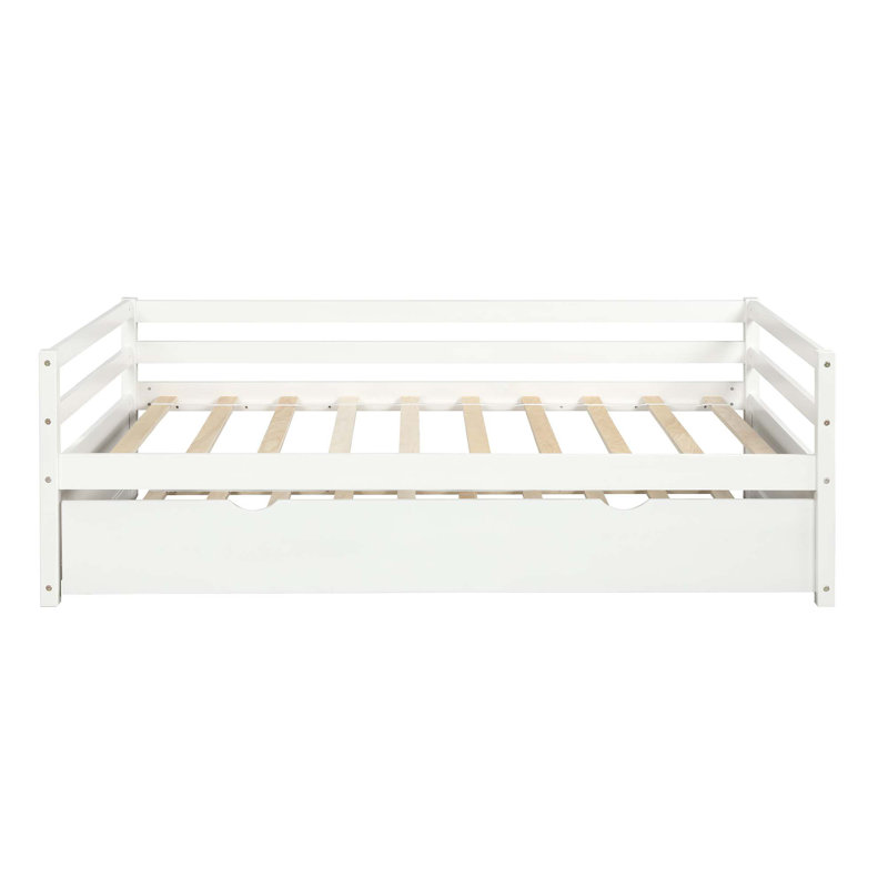 Theodosius Daybed with Trundle Bed, White