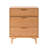 Yarber Groove 3 Drawer Solid Wood Chest-1539599701
