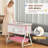 Baby Bassinet, Bedside Sleeper For Baby With Wheels And Storage Basket,all Mesh Portable Bassinet For Newborn,6 Height Adjustable Easy To Assemble Bedside Crib-1183845076