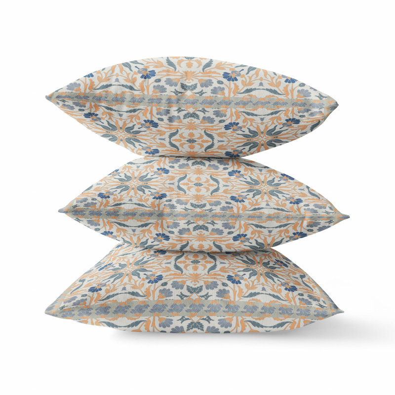  Coussin Paisley, Suédine cousue soufflée à motif cachemire vert