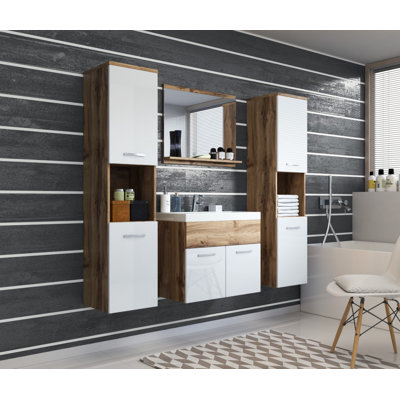 Belz Bathroom Storage Furniture Set