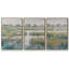 Marshland View V, ensemble de 3 toiles encadrées-227939536-227939538