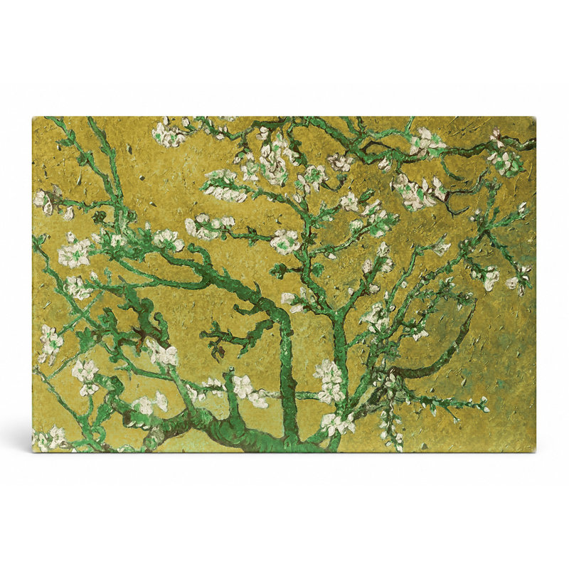 Almond Blossoms (1890) - Art mural sur toile paysage, 18" W x 12" H