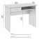 Burham 40" W Rectangle Small Space Writing Desk
