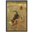 «Hunting Dogs in Meadow», reproduction d'art dynamique sur toile, impression encadrée sur toile-123462920-123462924