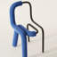 Ensemble de chaises à dossier moderne bleu uni (ensemble de 2)-1979974895