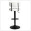Ensemble de 2 tabourets de bar modernes, tabourets de bar rembourrés à hauteur de comptoir incurvée, tabourets de bar réglables de 24,5 po à 30,5 po, tabourets de comptoir pivotants pour la cuisine-81667004