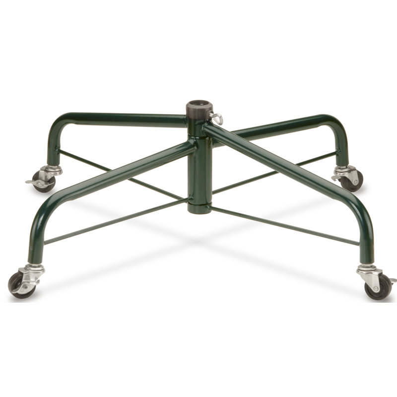 National Tree Company Rolling Tree Stand, 7" H x 28" W x 28" D