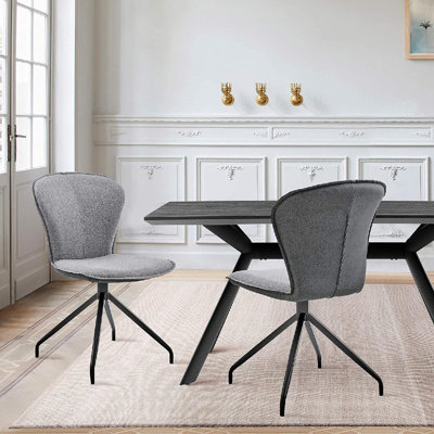 Emiliana 20 " H Velvet Upholstered Metal Parsons Chair