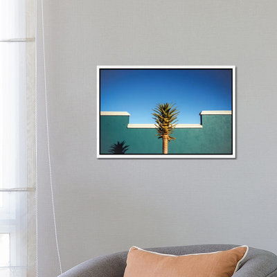 The Desert Blooms 1 Piece Floater Frame Wall Art on Canvas