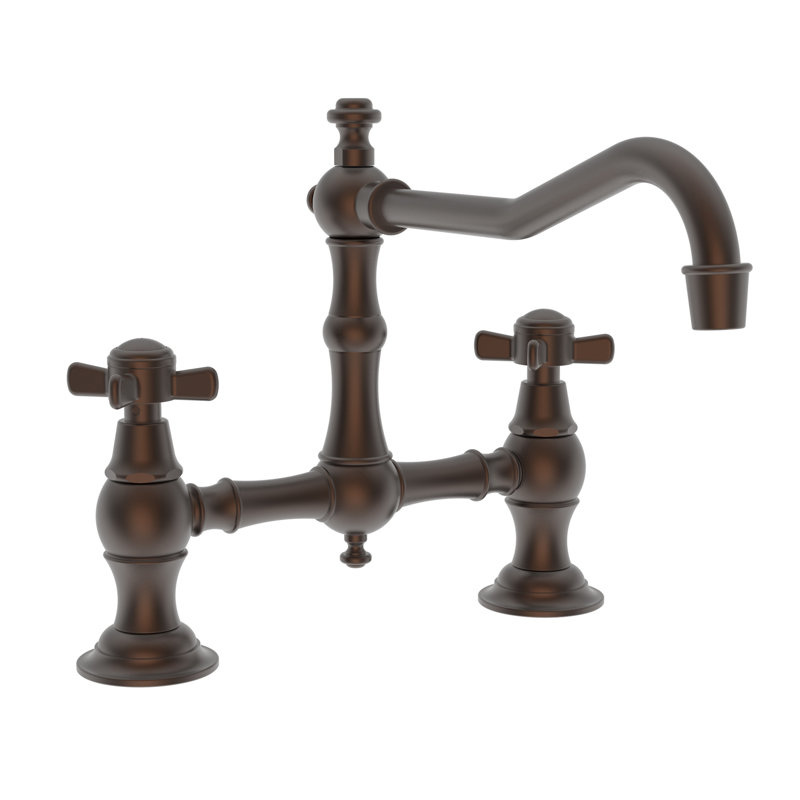 Fairfield Kitchen Bridge Faucet, English Bronze