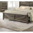 Rustic Gray King Size Bed