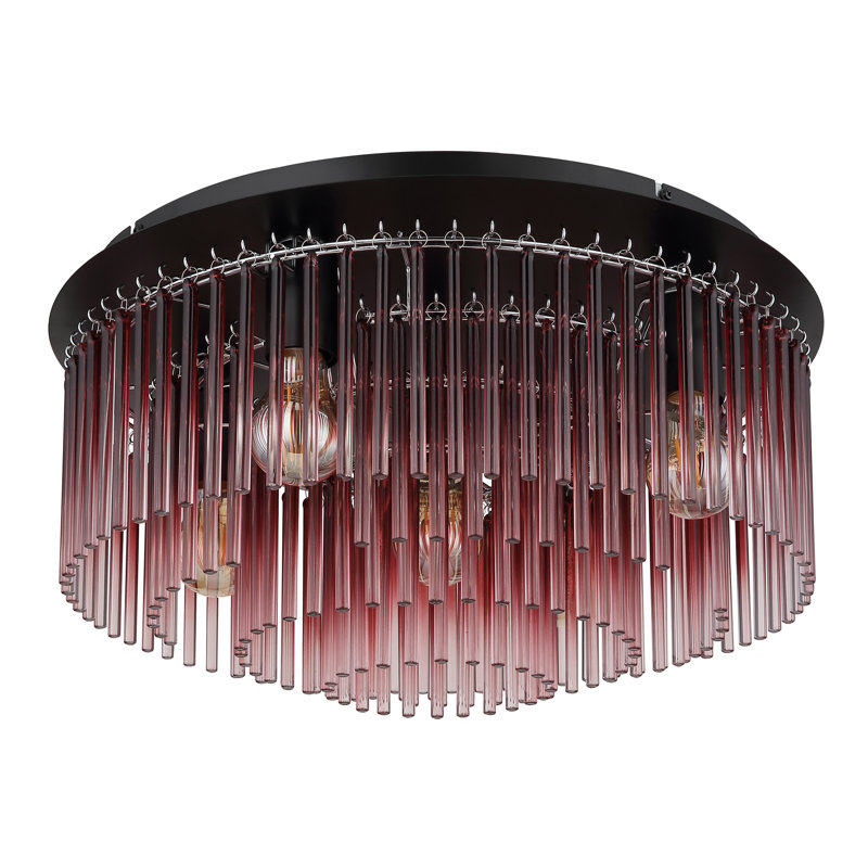 Bhushan Flush Mount, Blackberry colors