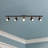 Arnold 5-Head Black LED Track Lights