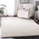 Solid Colour Machine Woven Polypropylene Area Rug in Cream