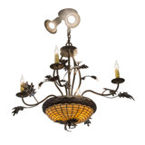 Greenbriar Oak 9 - Light Chandelier