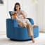 Fauteuil d'appoint pivotant à 360 ° Modern-848103776