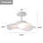 1 - Light LED Unique/Statement Fabric Semi Flush Mount Ceiling Light