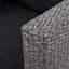 4 chaises d'extérieur, simili, couleur noire, 100% coussins, eau contemporaine 4 - confortables,