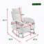 Chaise berçante moderne avec accoudoirs de salon à dossier haut l 27,6 po-741719195