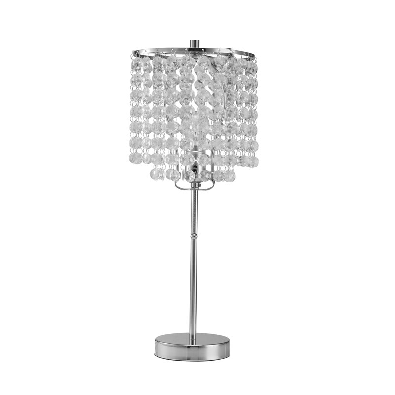 Vigue Metal Table Lamp, Chrome