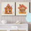 «Gingerbread House I», ensemble de 2 reproductions d'art sur toile tendue-287514615