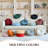 Round Pillows Velvet Pleated Circle Pillow Chair Cushion Floor Pillows Home Decorations For Home Couch Chair Bed Car Burgundy