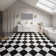 Tuscany Checkerboard 12X12 Marble Look Porcelain Tile