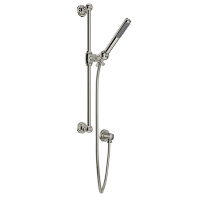 San Giovanni Handshower Set With 21" Slide Bar and Single Function Handshower