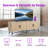 Oculi 66" 4-Door TV Stand for TVs Up to 65", Wood & Iron Media Console with Adjustable Shelves, 18"D x 23"H-1496498179